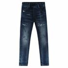 Boys Blue Denim Pants, 1, hi-res