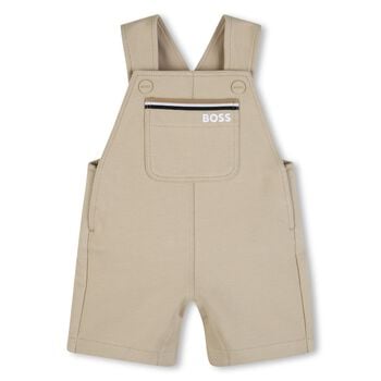 Baby Boys Beige Dungaree