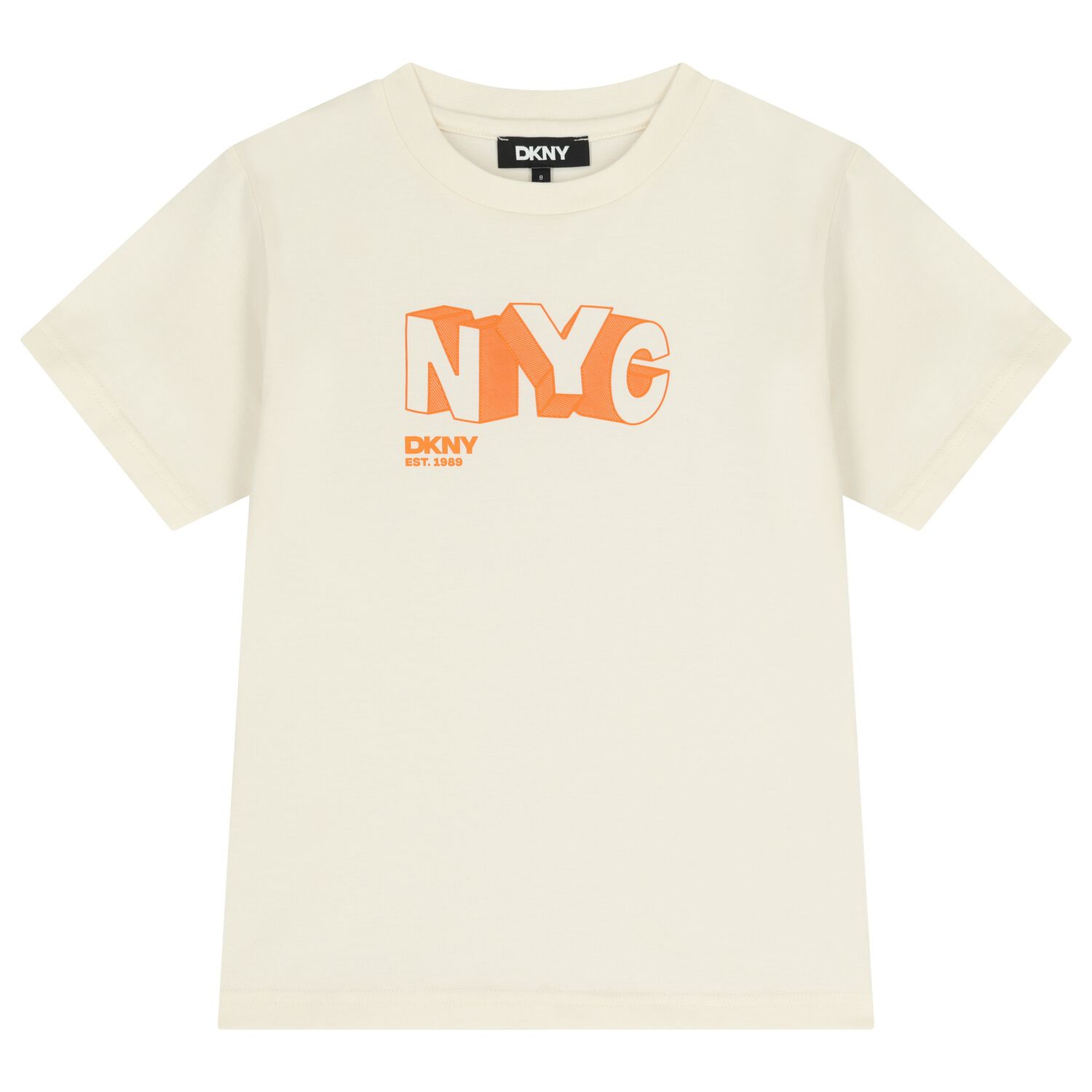 Boys Ivory Logo T-Shirt, 1, hi-res