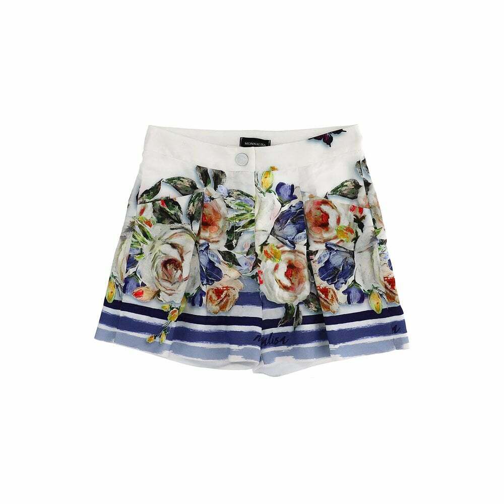 Flower print shorts Monnalisa Girls Sport & Swimwear Sportswear Sports Shorts 