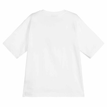 Boys White Logo T-Shirt