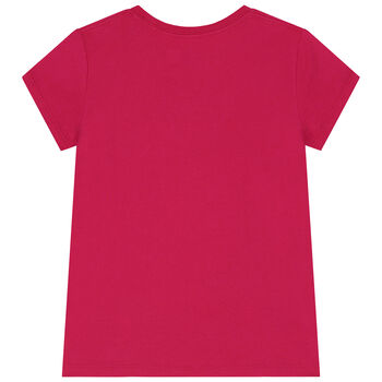 Girls Pink Polo Bear T-Shirt