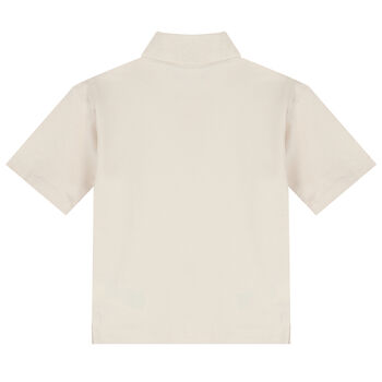 Boys Ivory Logo Polo Shirt