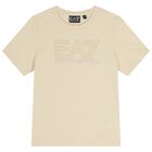 Boys Ivory Logo T-Shirt, 1, hi-res