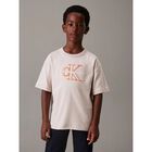 Boys Beige Logo T-Shirt, 2, hi-res
