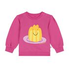 Younger Girls Pink Jelly Sweatshirt, 1, hi-res