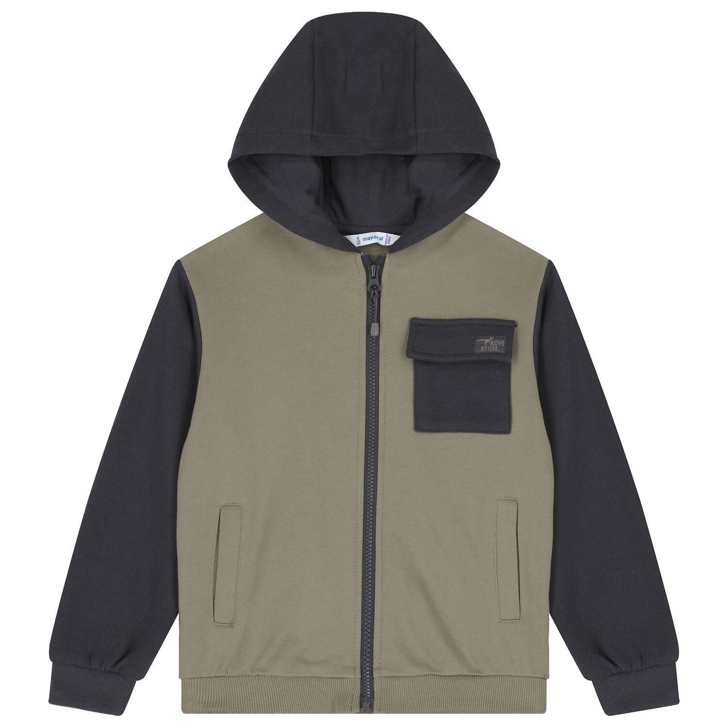 Boys Green & Grey Tracksuit Set ( 3 Piece ), 1, hi-res image number null