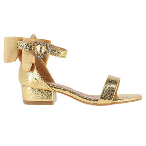 Girls Gold Sandals