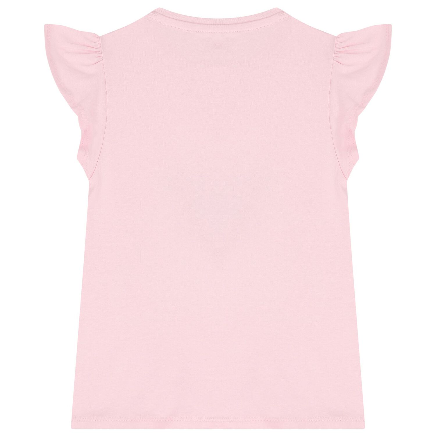 Girls Pink Logo Teddy Bear T-Shirt, 1, hi-res