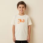Boys Ivory Logo T-Shirt, 1, hi-res