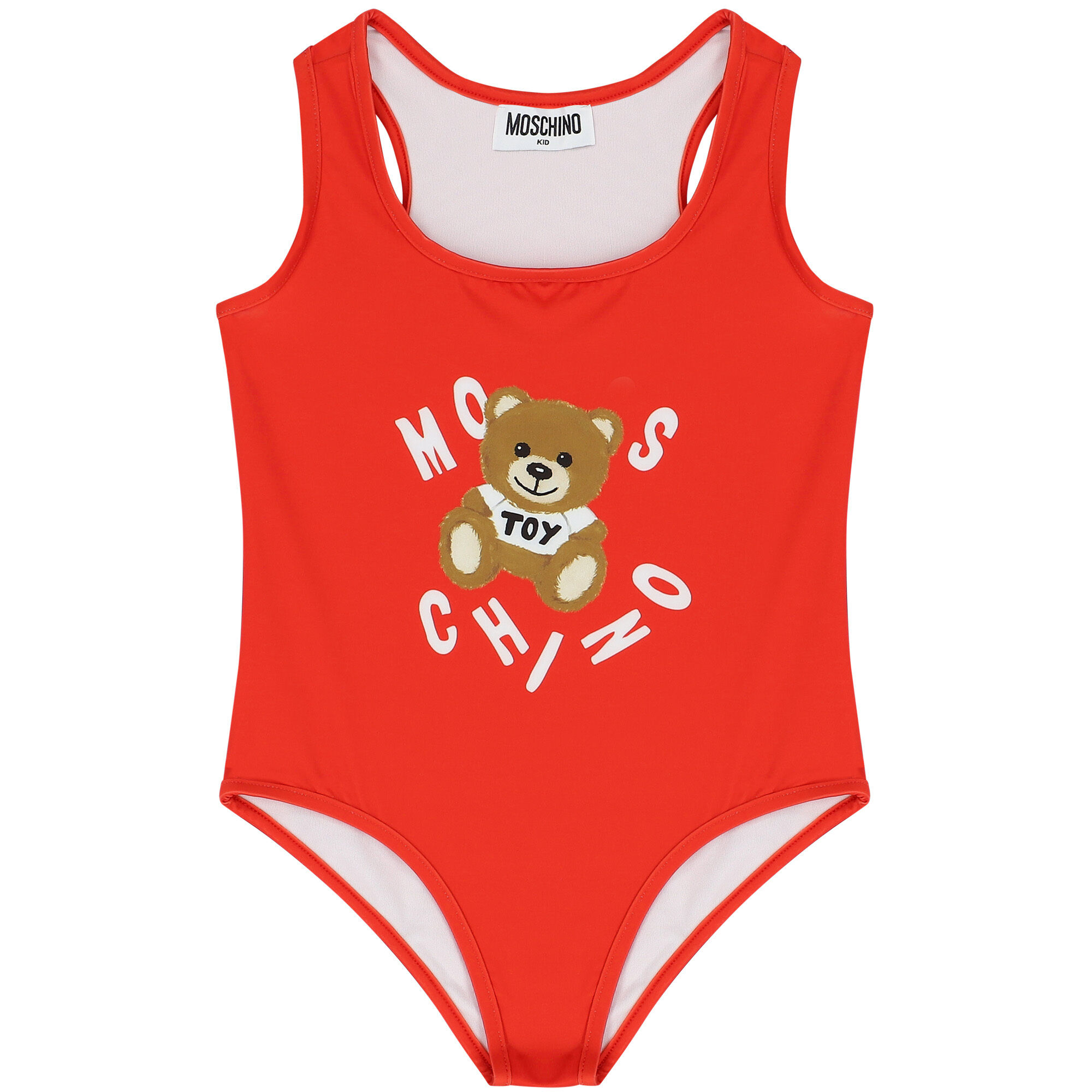 Moschino swimsuit sales red