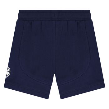 Younger Boys Blue Logo Shorts
