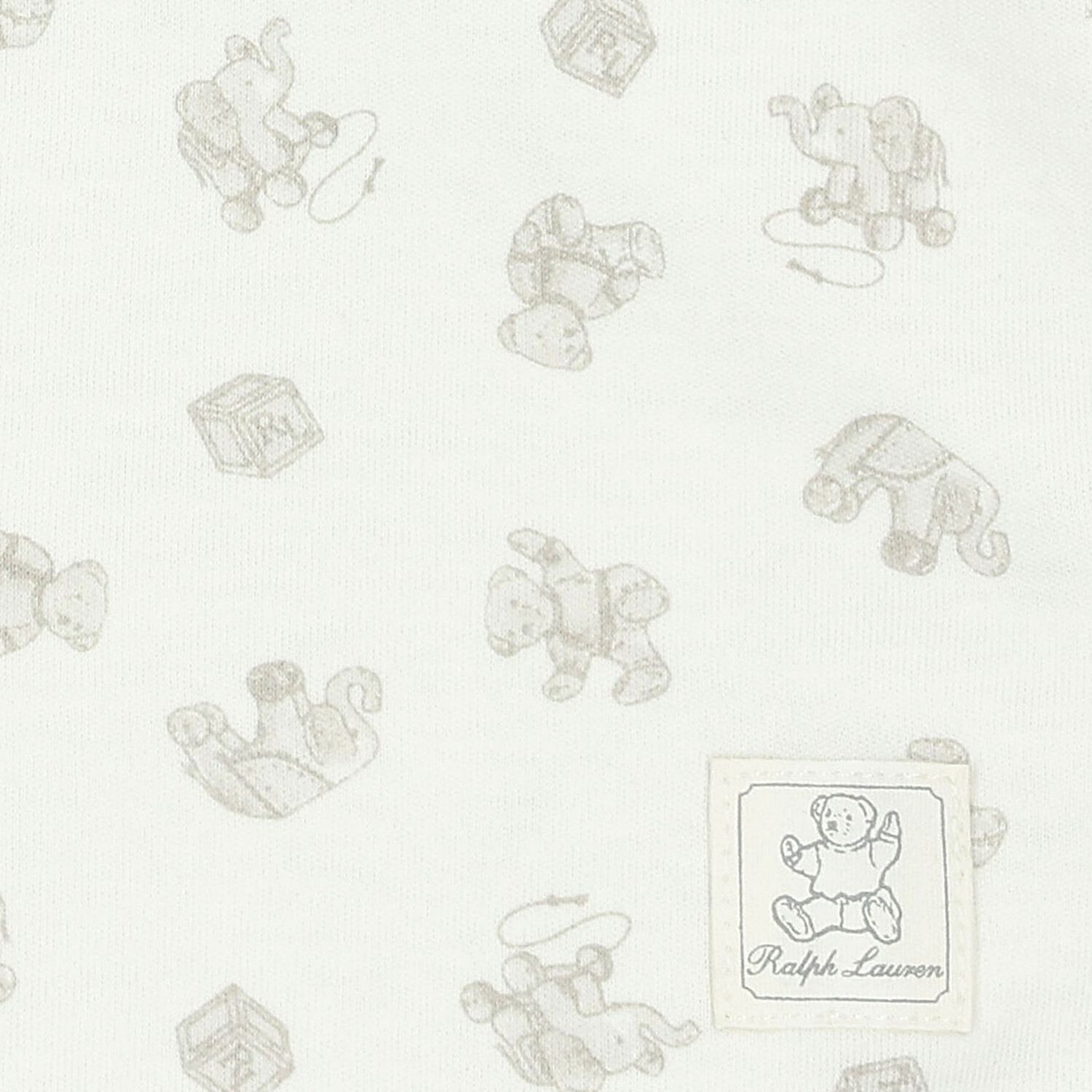 White & Grey Polo Bear Baby Blanket, 1, hi-res image number null