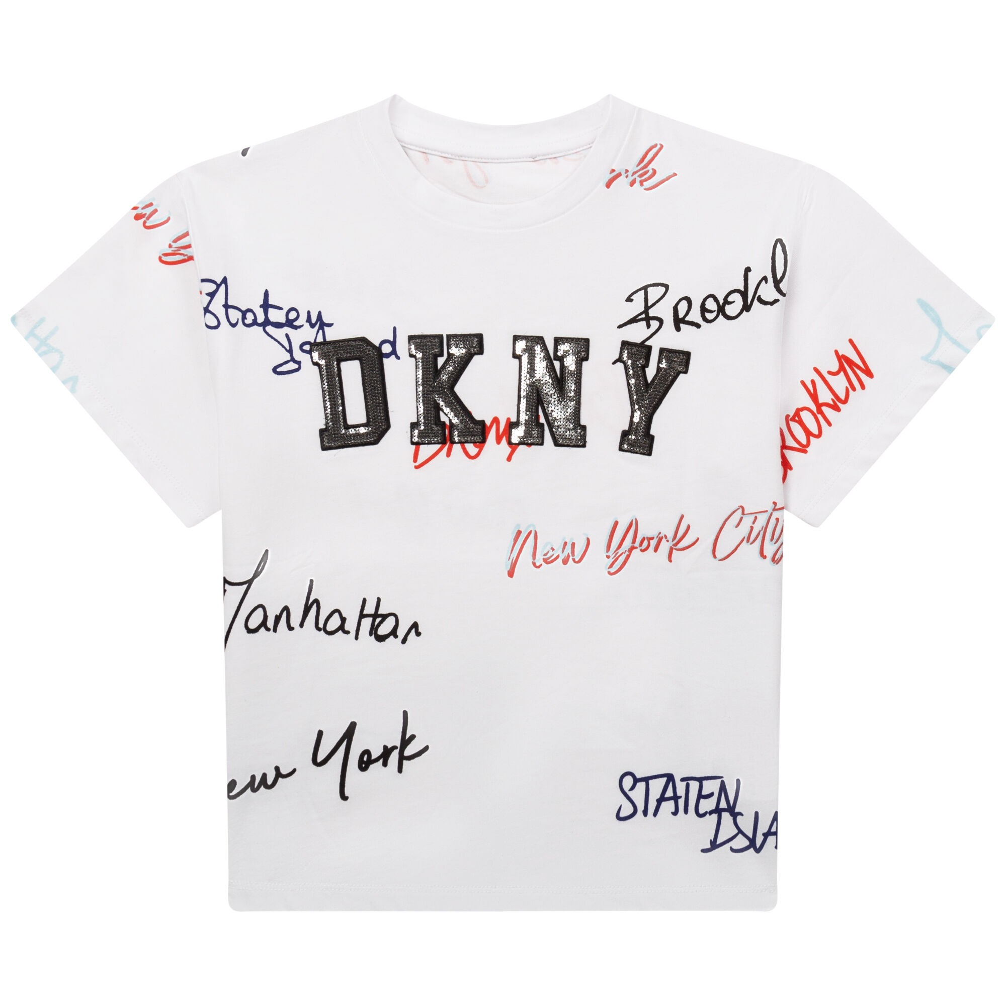 Girls dkny t hotsell shirt