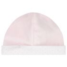 Baby Girls Pink Heart & Polka Dot Hat, 1, hi-res