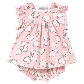 Baby Girls Floral Dress Set