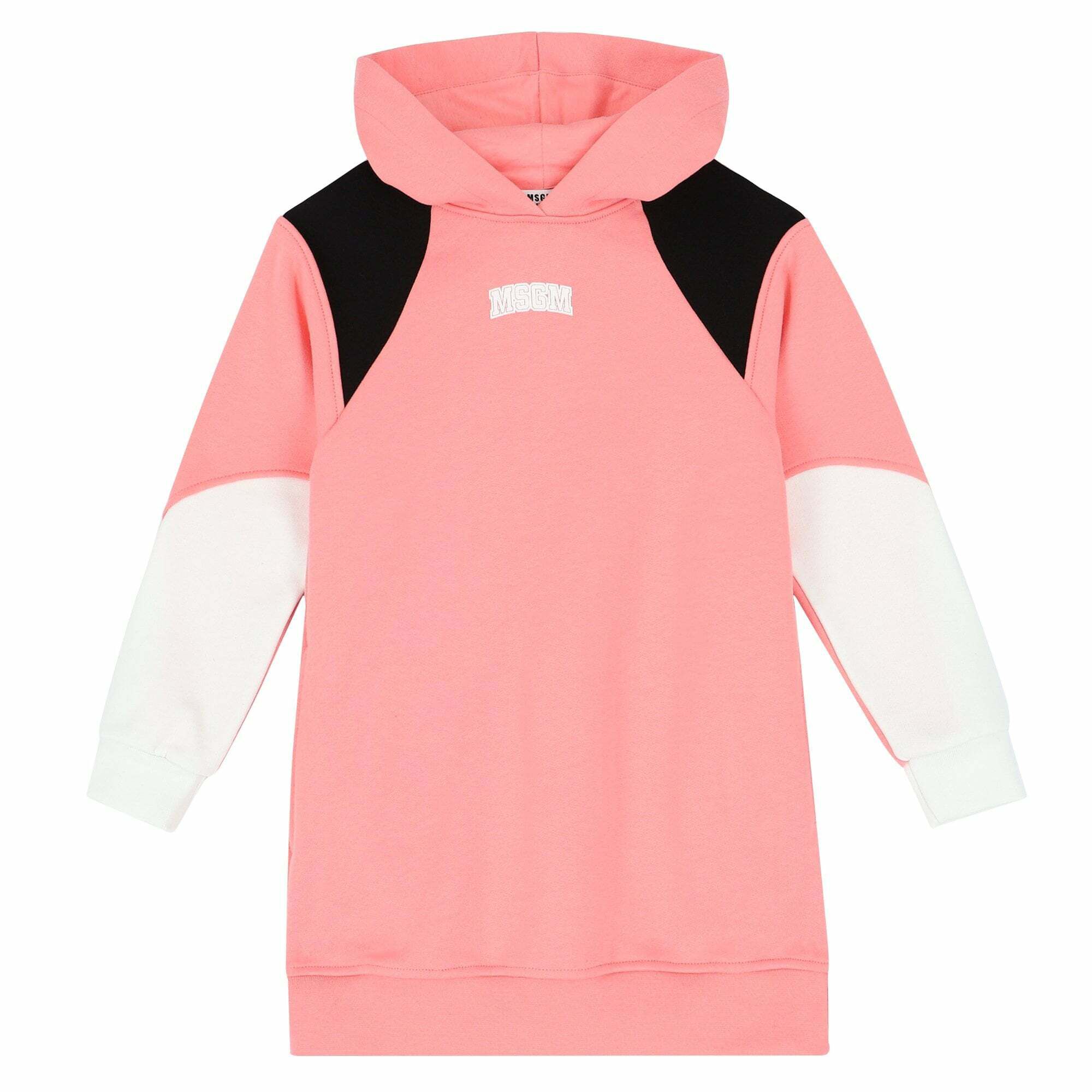 Pink nike hoodie dress top