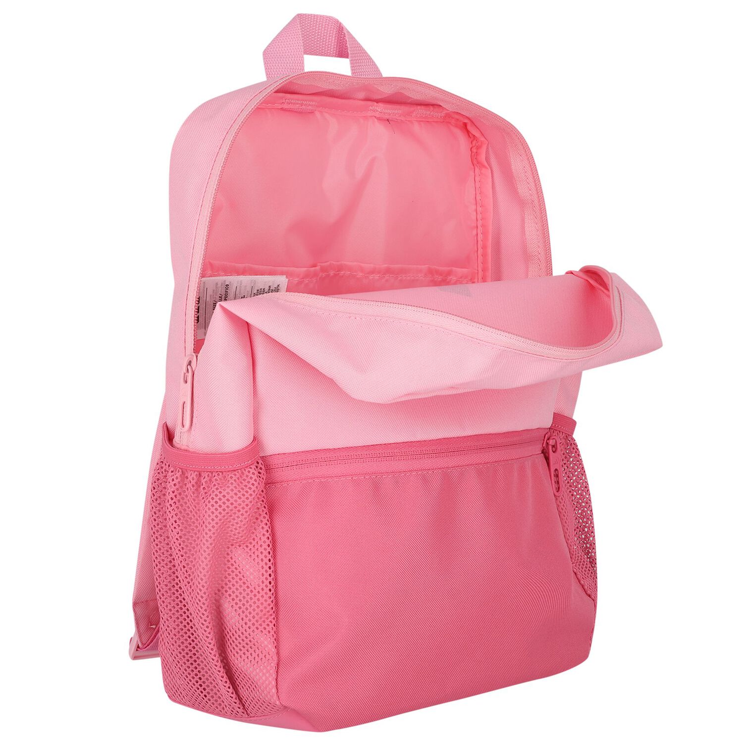 Girls Pink Logo Backpack, 1, hi-res