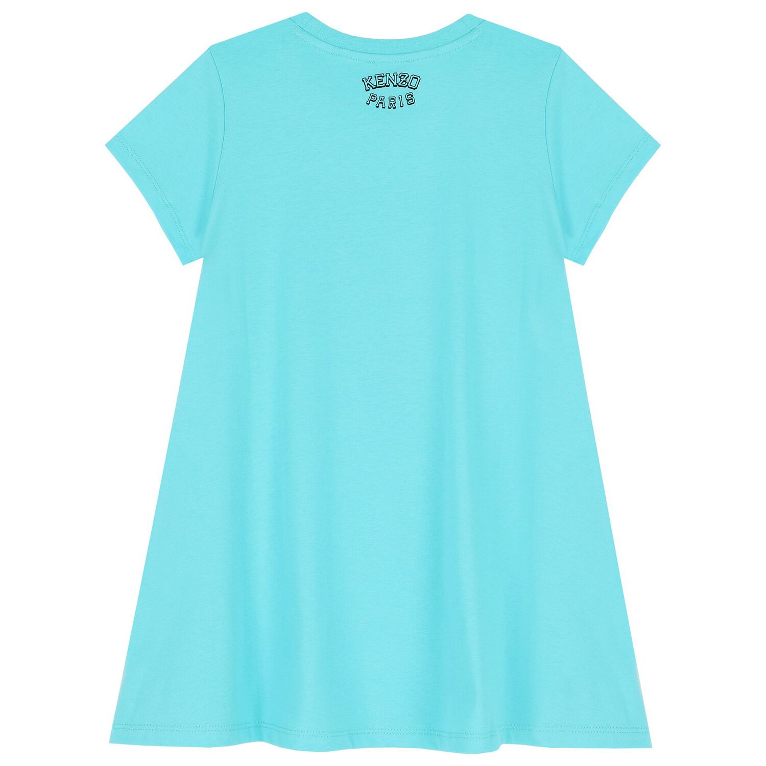 تيشيرت بنات بطبعة النمر باللون الأزرق , 1, hi-res