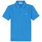 Calvin Klein Boys Blue Polo Shirt | Junior Couture