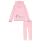 Girls Pink Logo Tracksuit, 1, hi-res