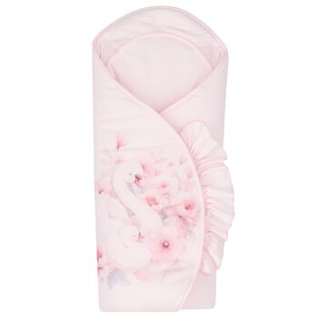 Baby Girls Pink Swan Nest