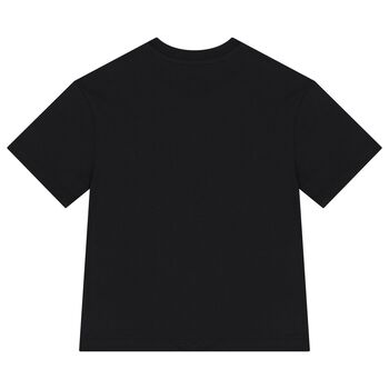 Boys Black Logo T-Shirt