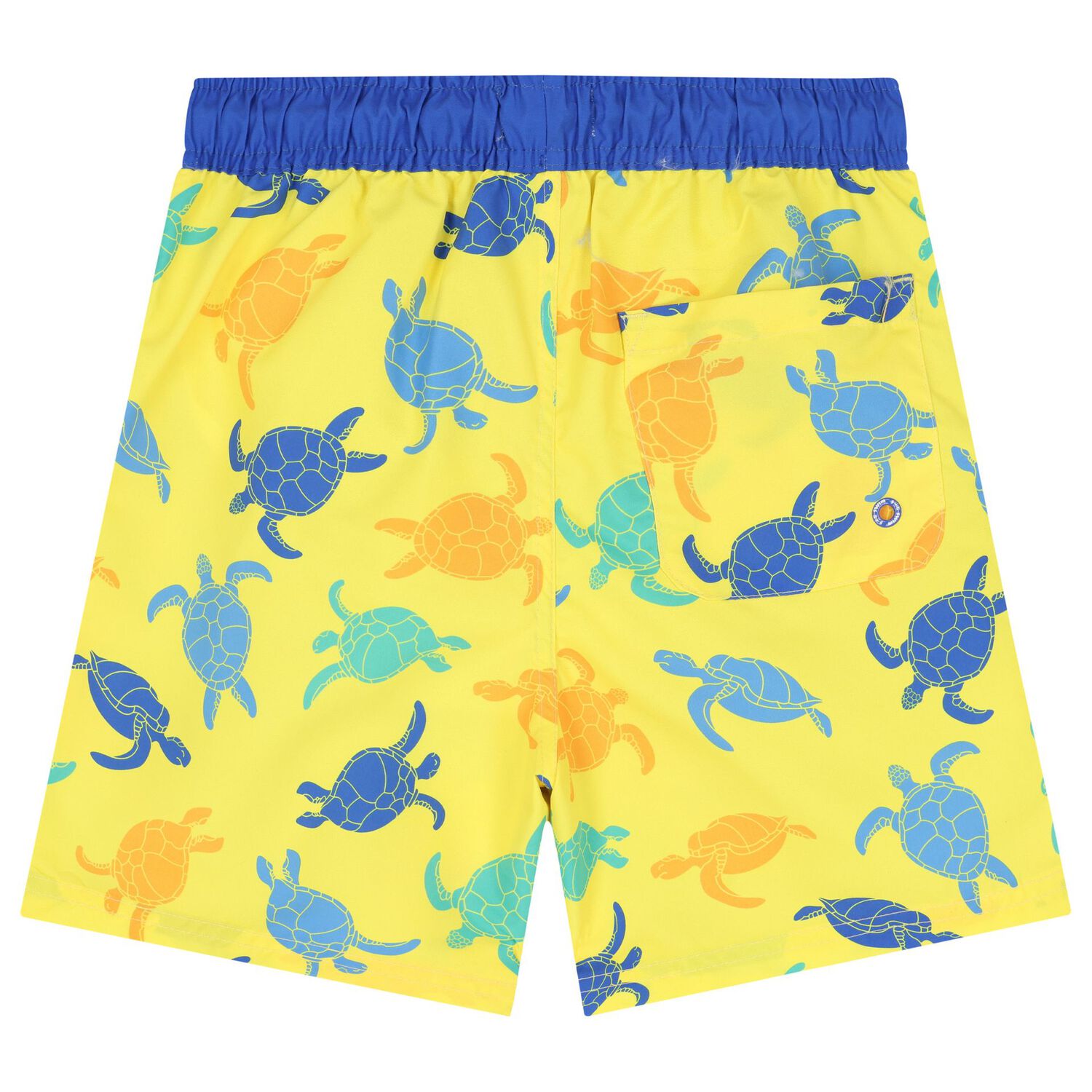 Boys Yellow Turtle Swim Shorts, 1, hi-res image number null