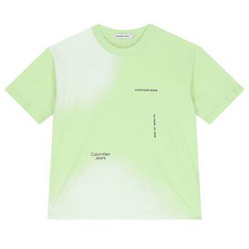 Boys Green Logo T-Shirt