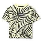 Boys Mini Me Yellow & Black Logo T-Shirt, 1, hi-res