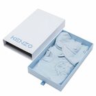 Boys Blue Logo Babygrow, Hat & Bib Gift Set, 1, hi-res