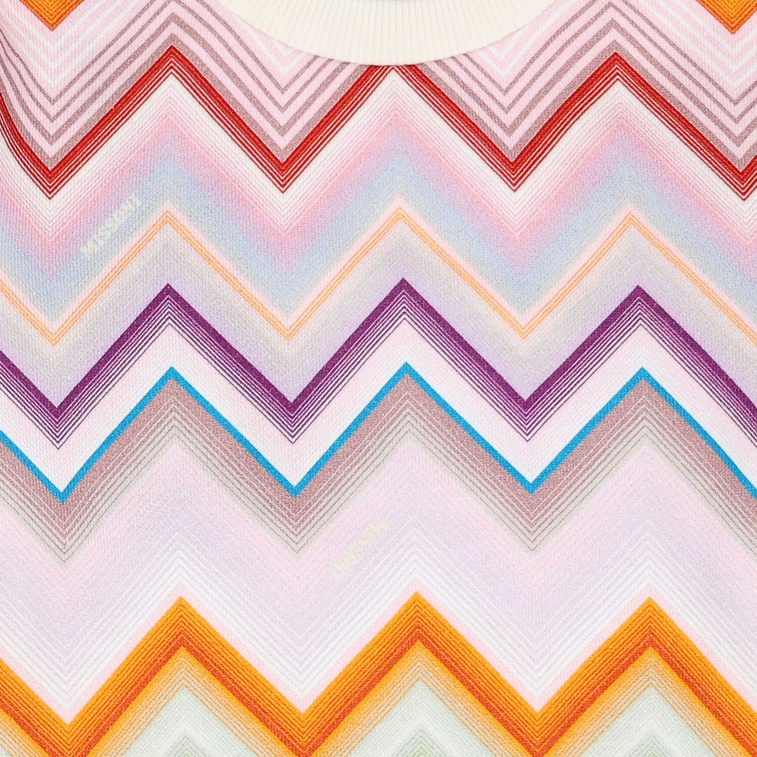 Girls Multi-Coloured Zig Zag Sweatshirt, 1, hi-res