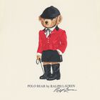 Girls Ivory Polo Bear T-Shirt, 1, hi-res