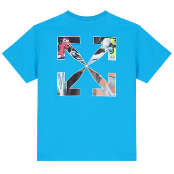 Blue Monster Arrow Logo T-Shirt