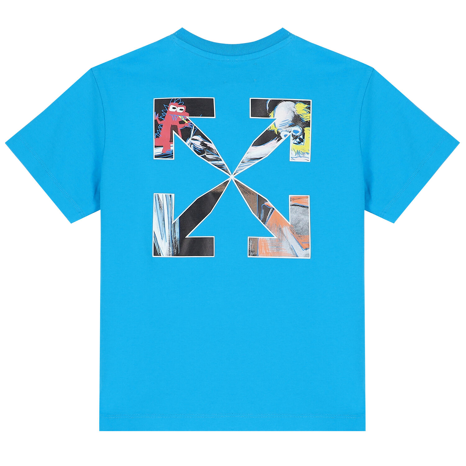 Blue Monster Arrow Logo T-Shirt, 4, hi-res image number null