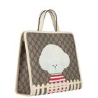 Girls Beige GG Supreme Tote Bag, 1, hi-res