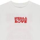 Girls White Logo T-Shirt, 1, hi-res