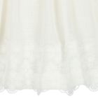 Girls Ivory Floral Lace Dress, 1, hi-res