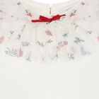 Girls Ivory Ruffled Top, 1, hi-res