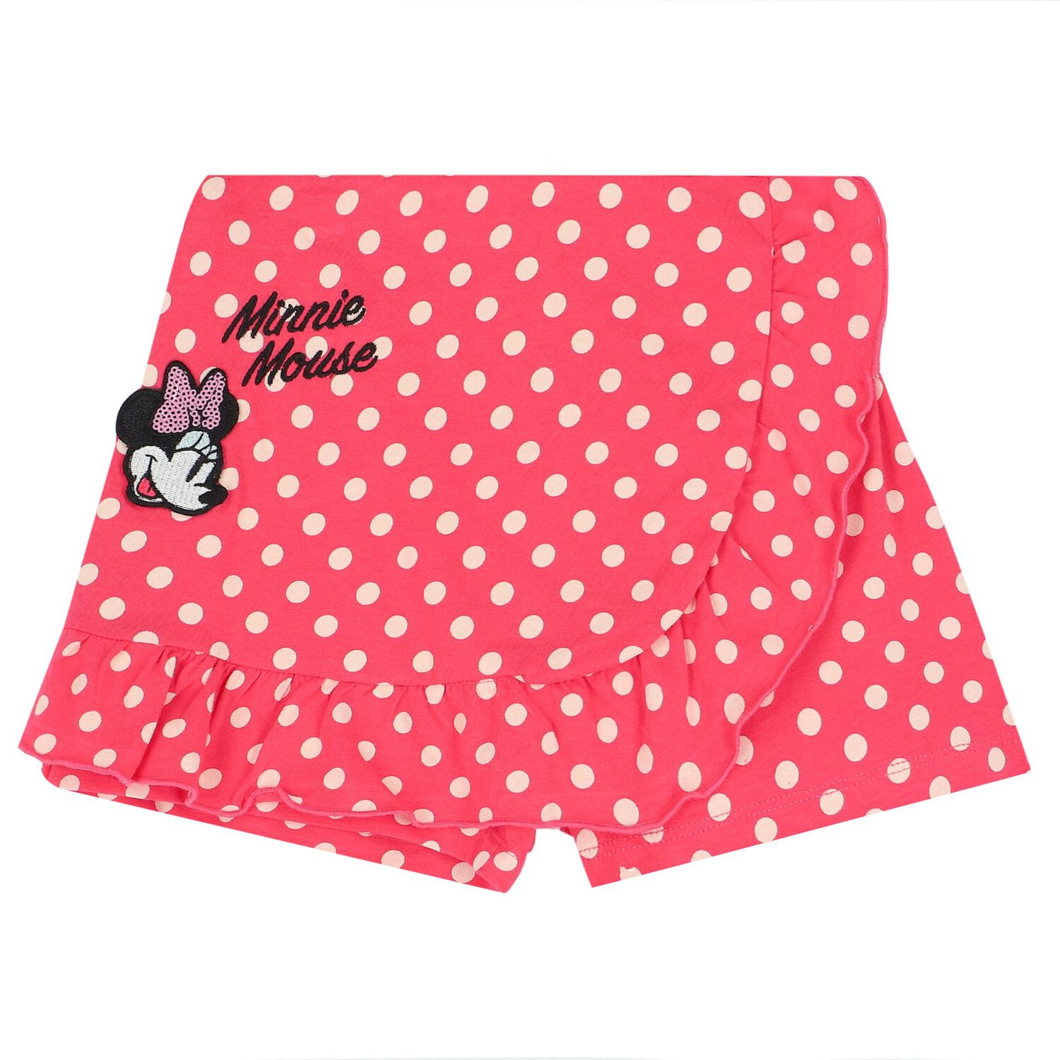 Girls Pink Minnie Mouse Shorts Set, 1, hi-res