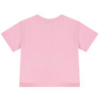 Younger Girls Pink Varsity Tiger T-Shirt, 1, hi-res