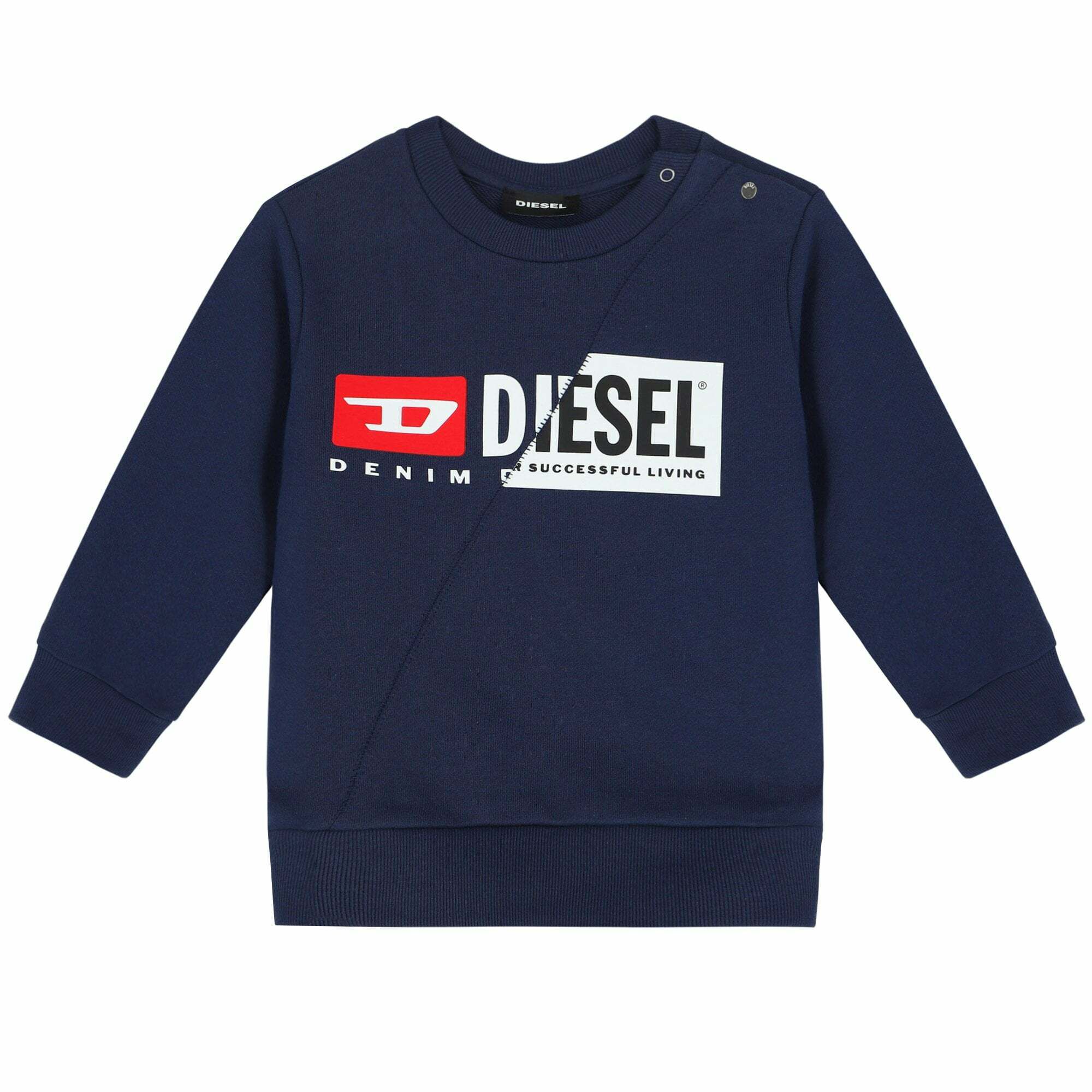 Diesel logo sweatshirt clearance