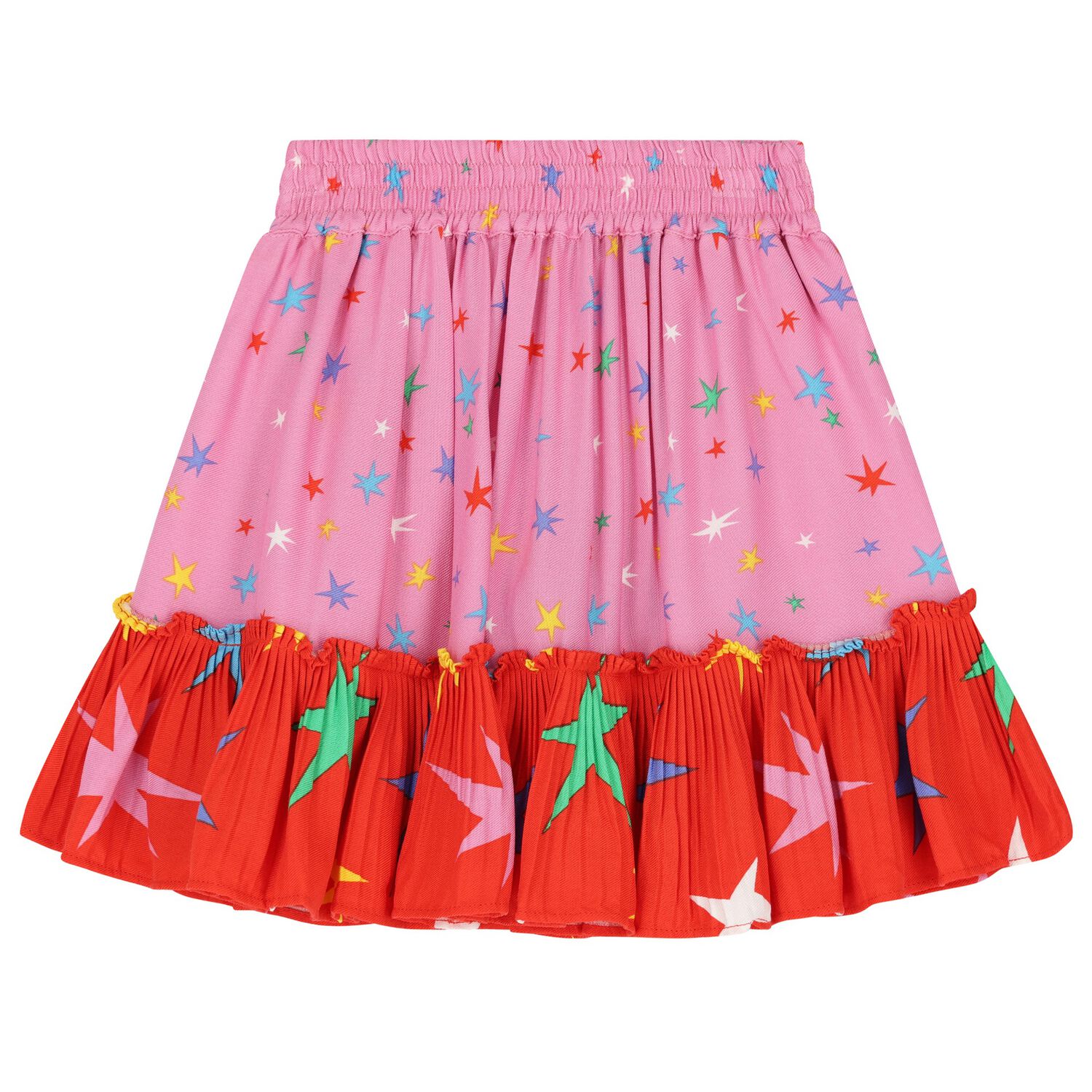 Girls Pink Stars Skirt, 1, hi-res image number null