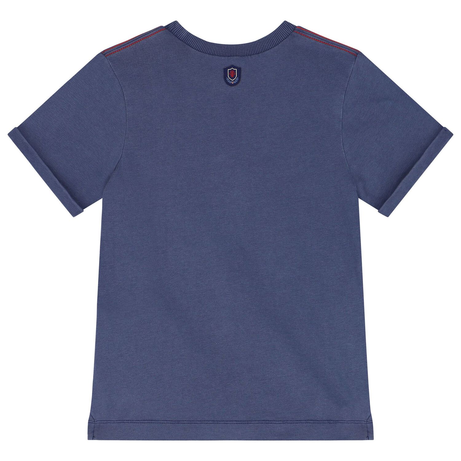 Boys Navy Blue Saill Boat T-Shirt, 1, hi-res