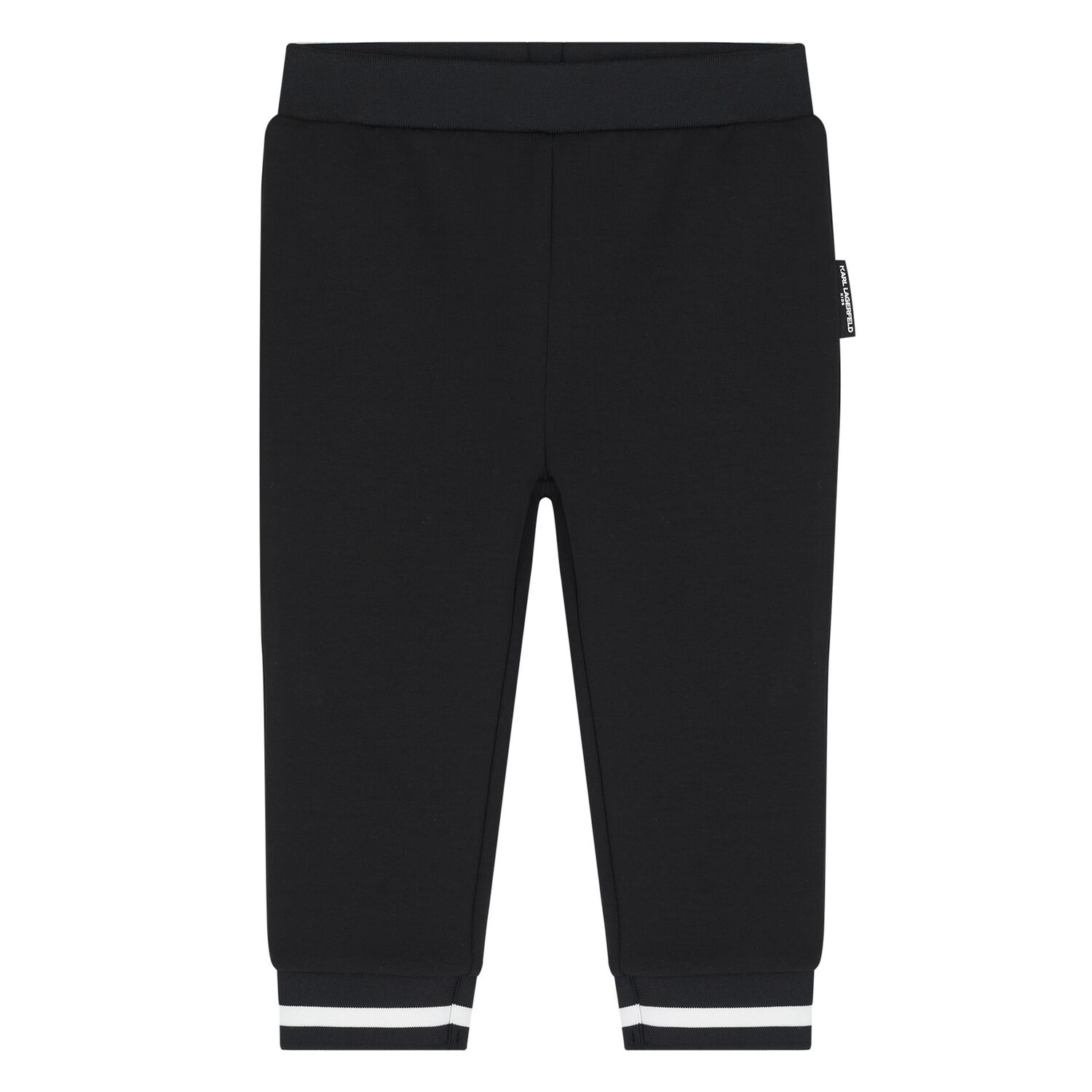 Younger Boys Green & Black Ikonik Karl Tracksuit Set, 1, hi-res