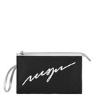 حقيبة يد بنات بالشعار باللون الأسود , 1, hi-res