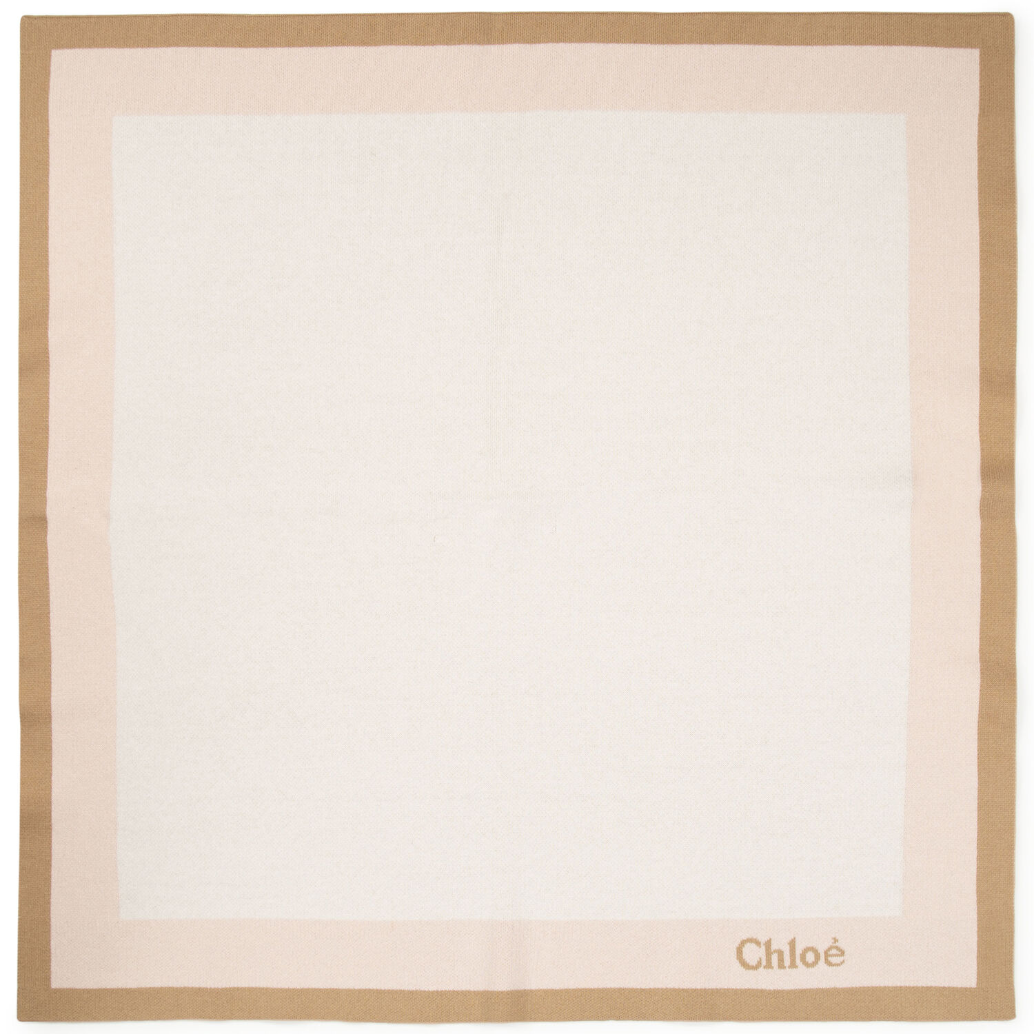 Baby Girls Ivory Logo Blanket, 1, hi-res