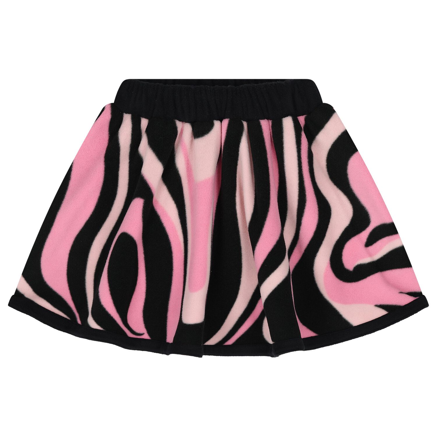 Girls Pink & Black Vortice Skirt, 1, hi-res