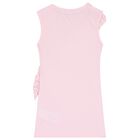 Girls Pink Ruffled Dress, 1, hi-res