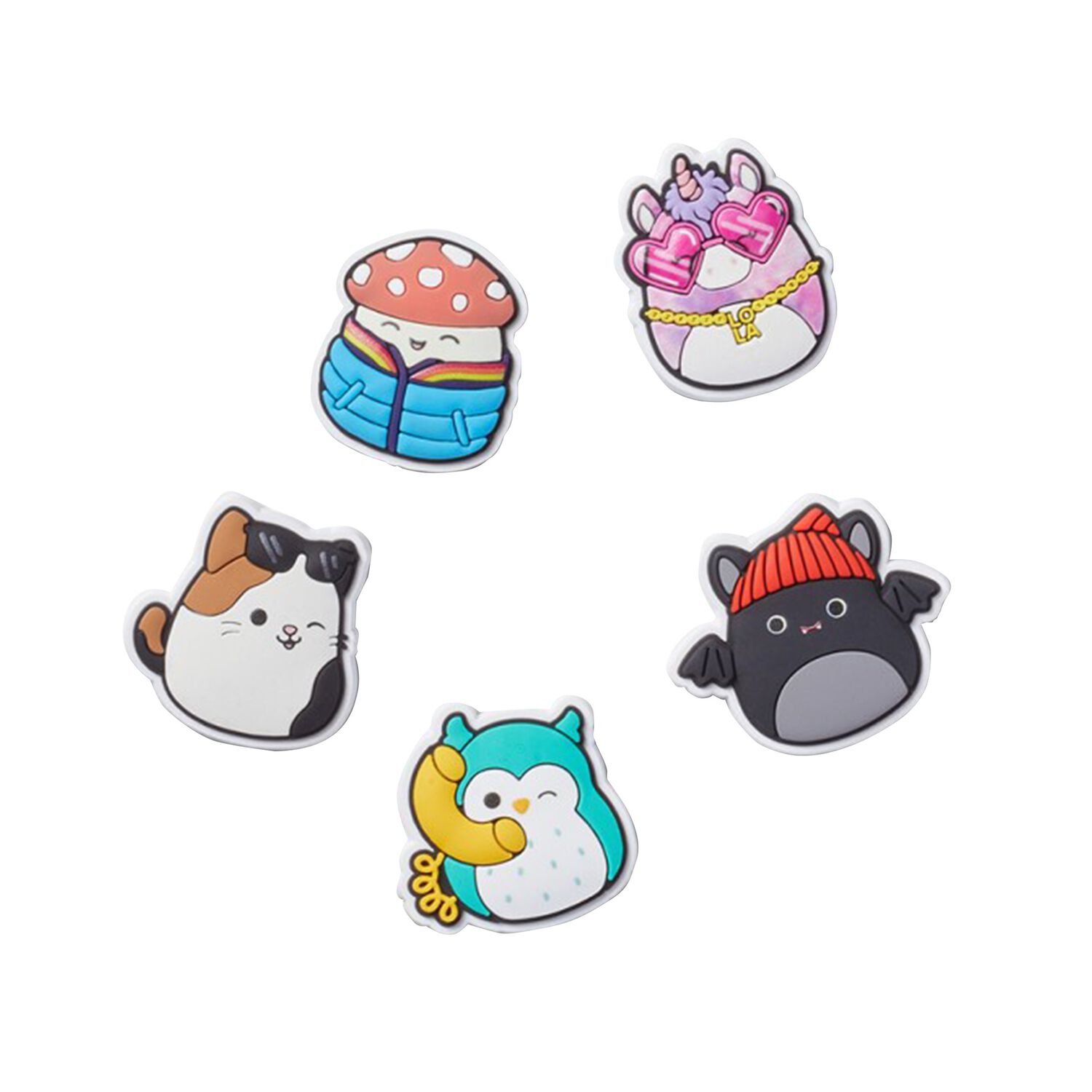 Squishmallows 5 Pack Jibbitz Crocs Charms, 1, hi-res image number null